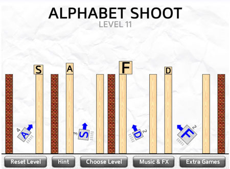 δωρεάν παιχνίδι Alphabet shoot